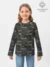 Детский лонгслив / Gotham City pattern