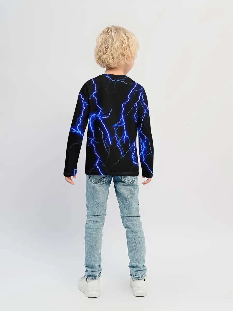 Детский лонгслив / МОЛНИИ