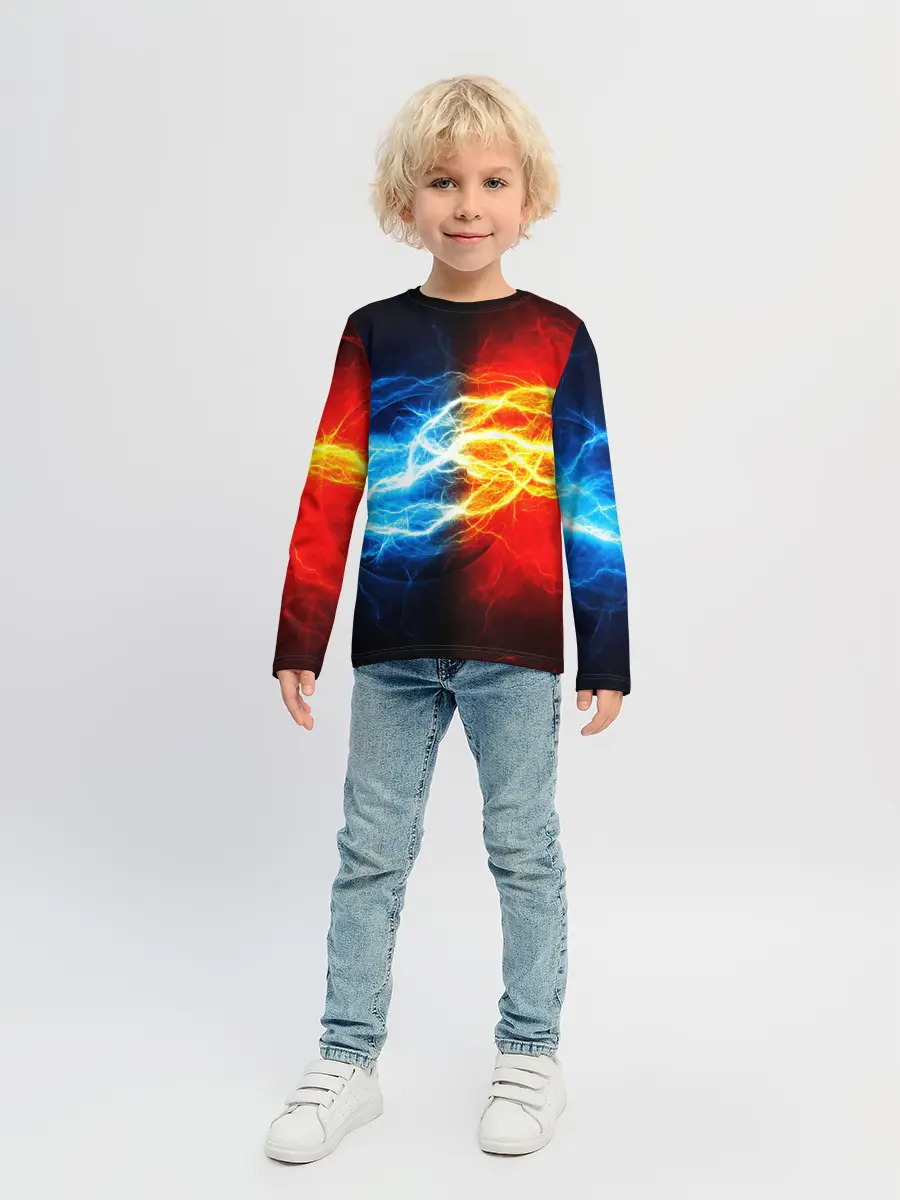 Детский лонгслив / БИТВА МОЛНИЙ