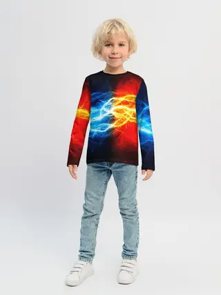Детский лонгслив / БИТВА МОЛНИЙ
