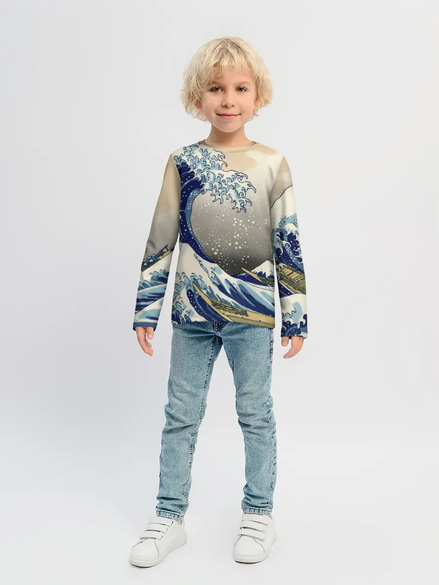 Детский лонгслив / ЯПОНСКАЯ КАРТИНА