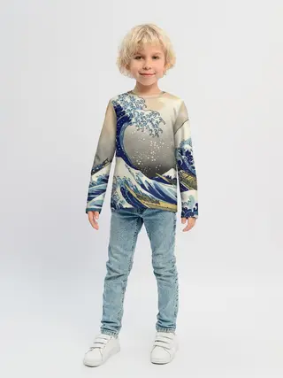 Детский лонгслив / ЯПОНСКАЯ КАРТИНА