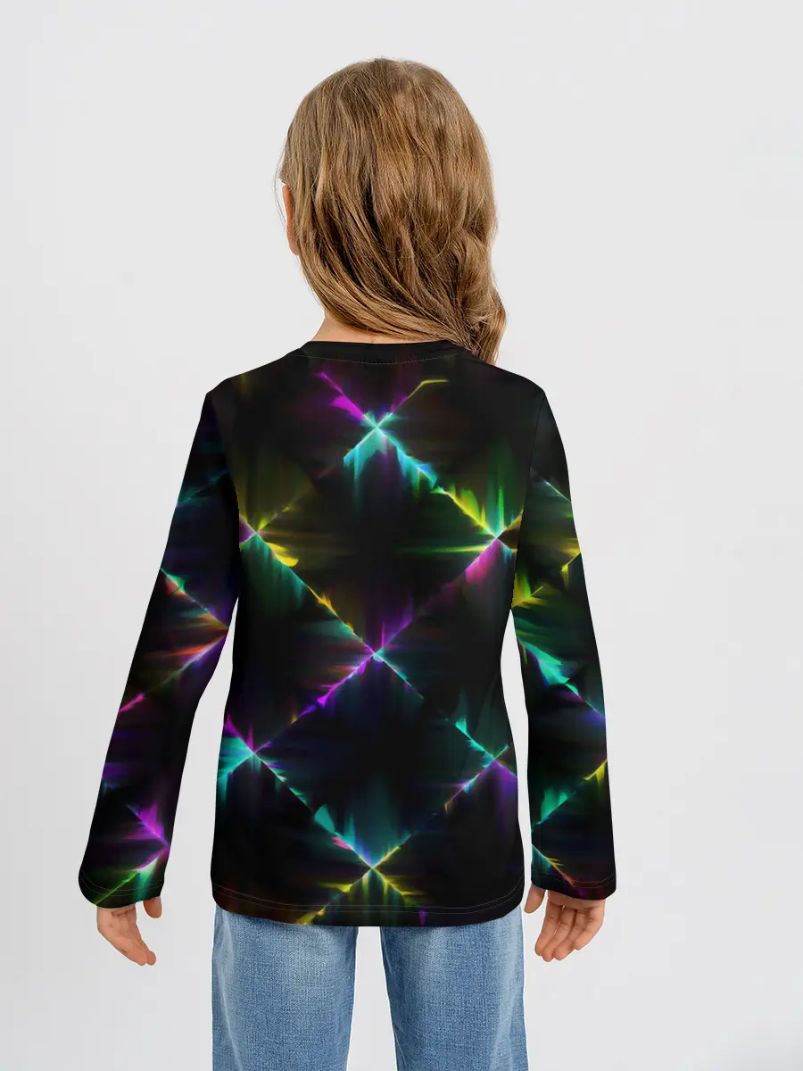 Детский лонгслив / НЕОНОВАЯ ТЕКСТУРА