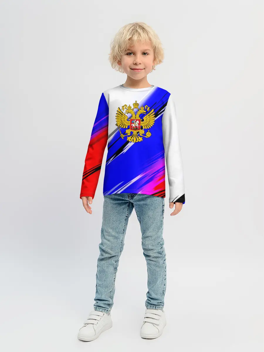 Детский лонгслив / Патриот России