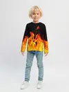 Детский лонгслив / ОГНЕННЫЙ