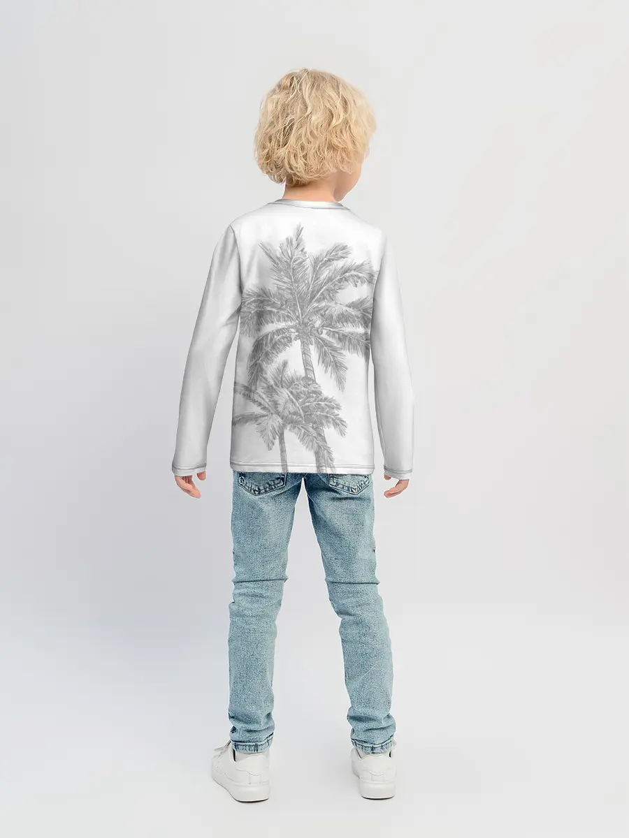 Детский лонгслив / Пальмы над головой