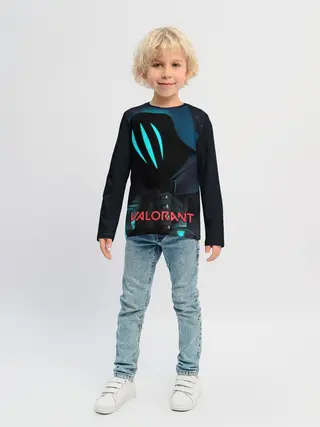 Детский лонгслив / VALORANT OMEN