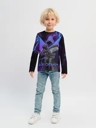 Детский лонгслив / VALORANT OMEN