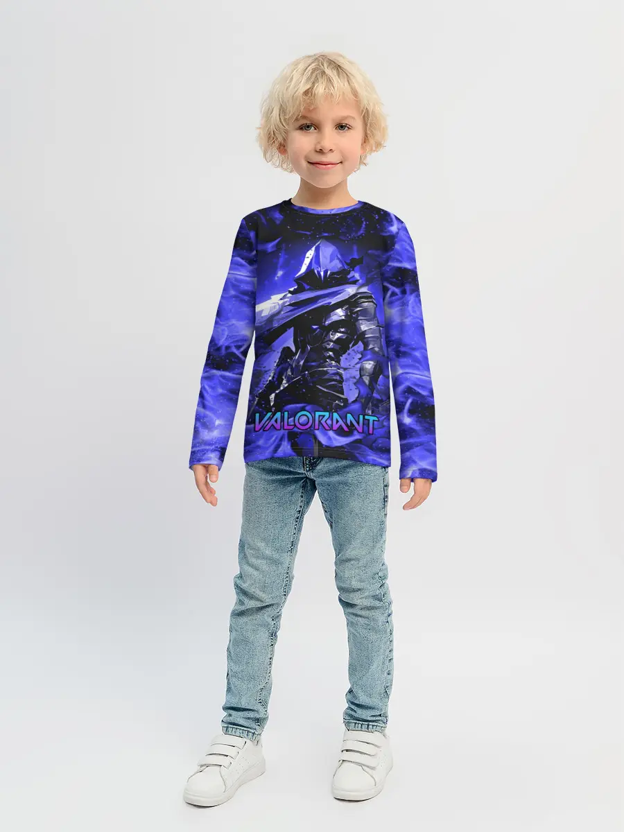 Детский лонгслив / VALORANT OMEN