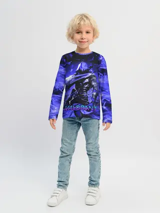 Детский лонгслив / VALORANT OMEN