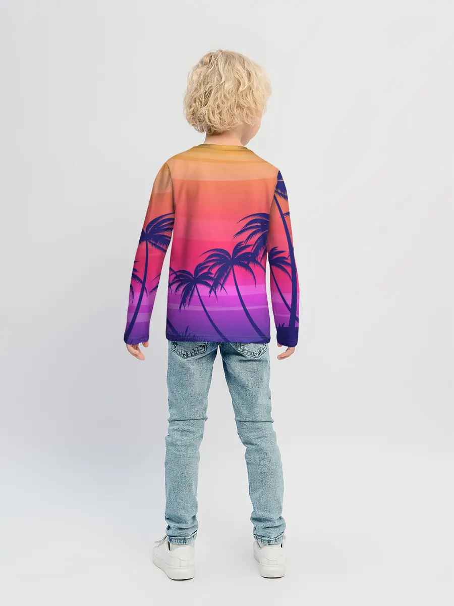 Детский лонгслив / Очеровательный закат