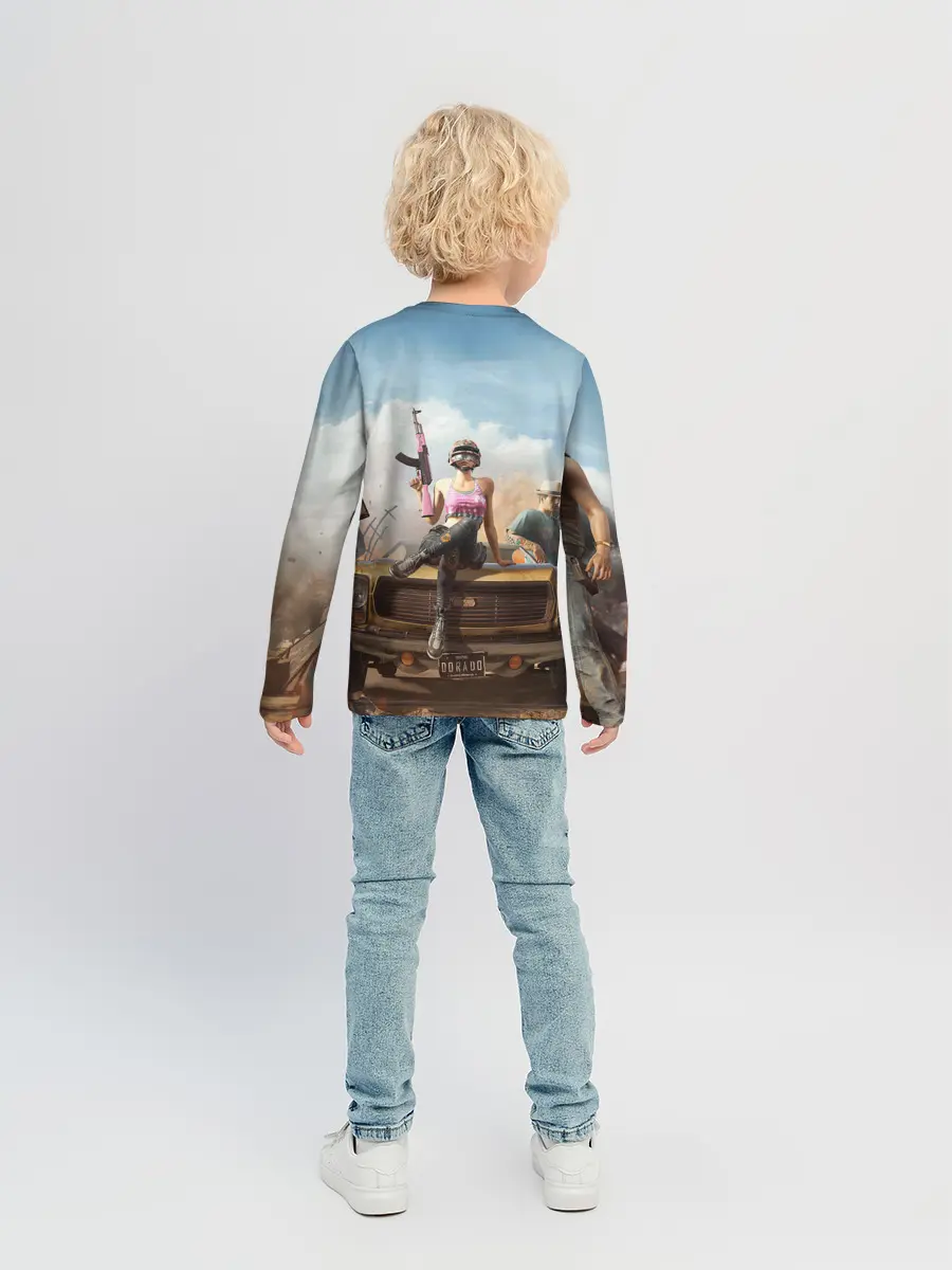 Детский лонгслив / PUBG team up