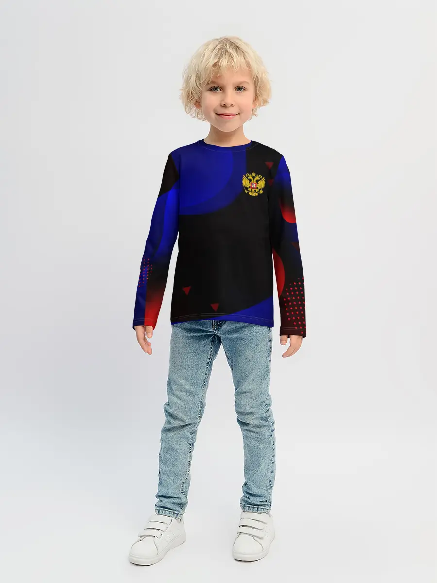 Детский лонгслив / Российский Герб
