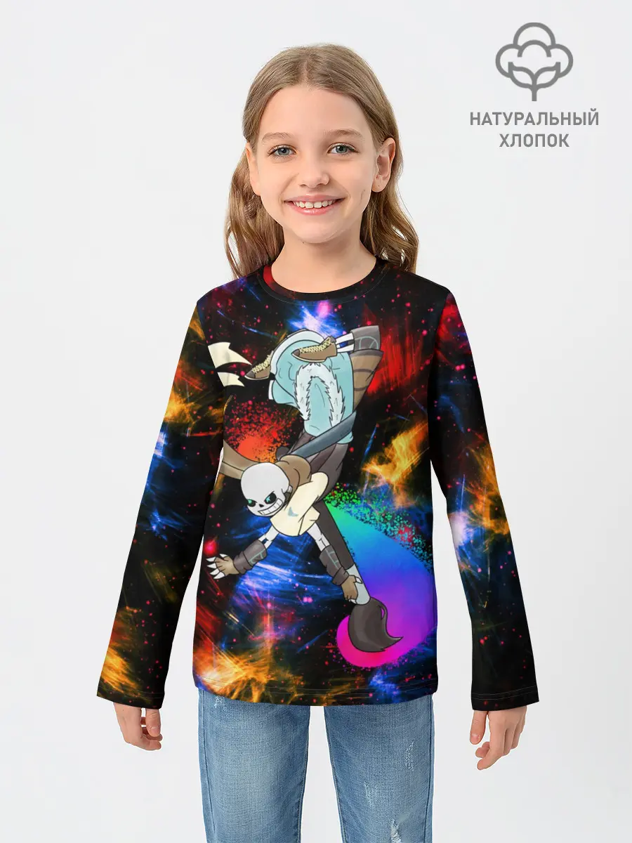 Детский лонгслив / Санс | Undertale