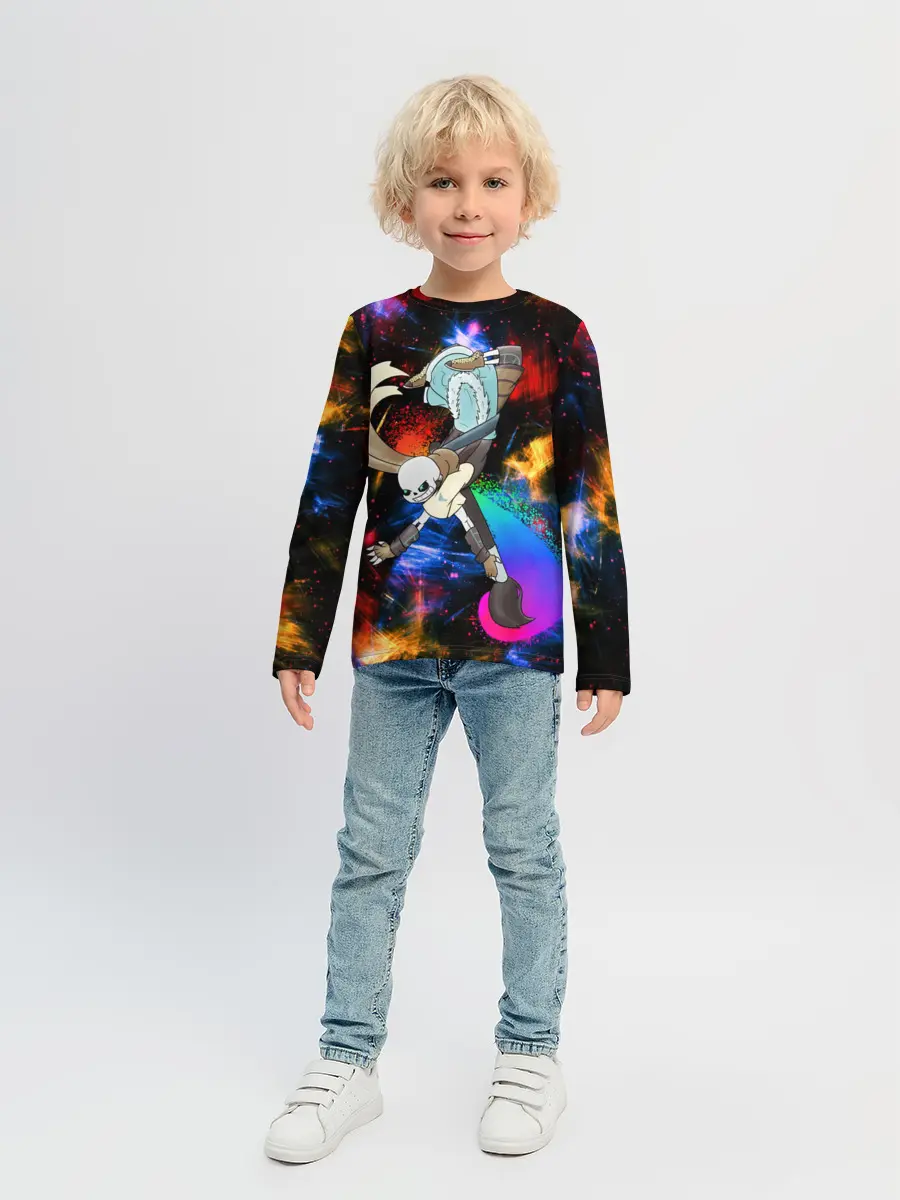 Детский лонгслив / Санс | Undertale