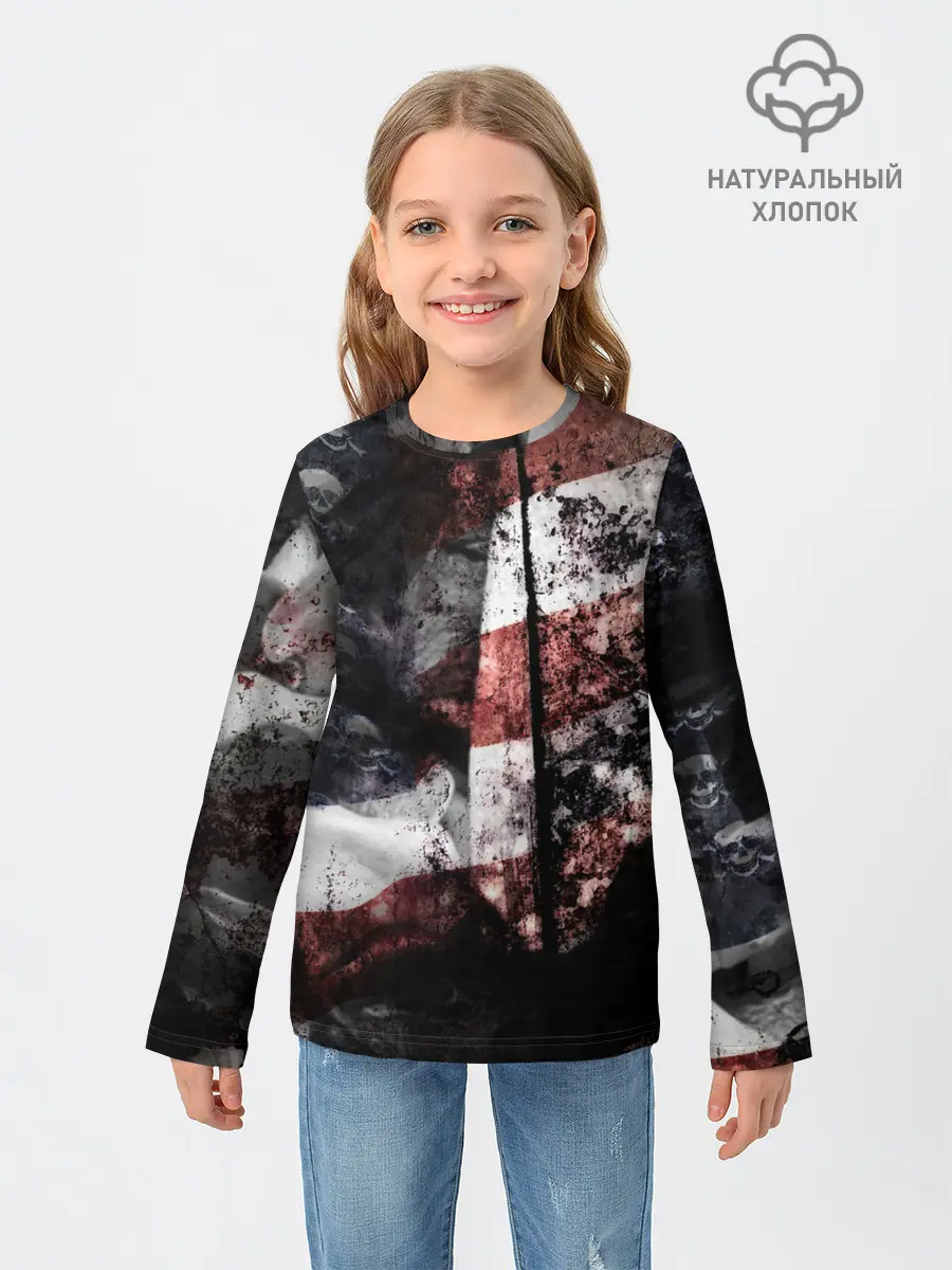 Детский лонгслив / США