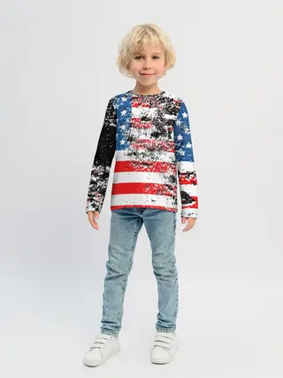 Детский лонгслив / США