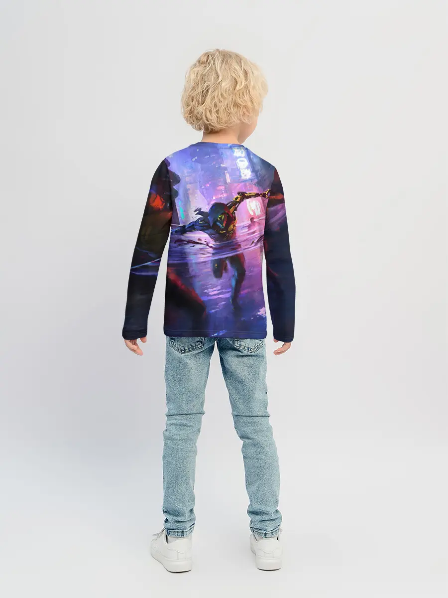 Детский лонгслив / Ghostrunner