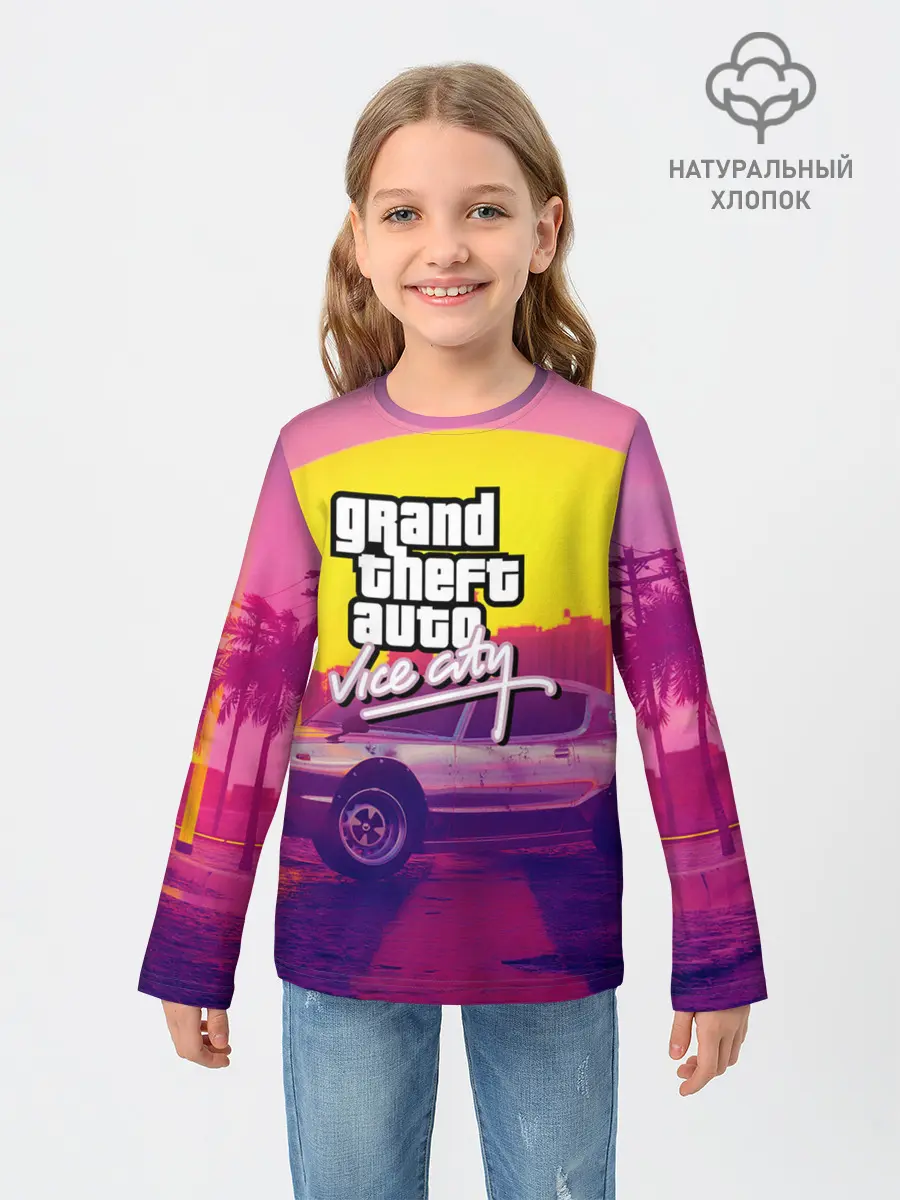 Детский лонгслив / GTA Vice city