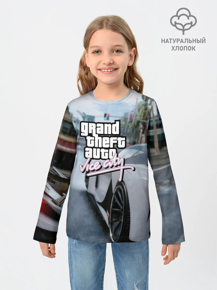 Детский лонгслив / Vice city
