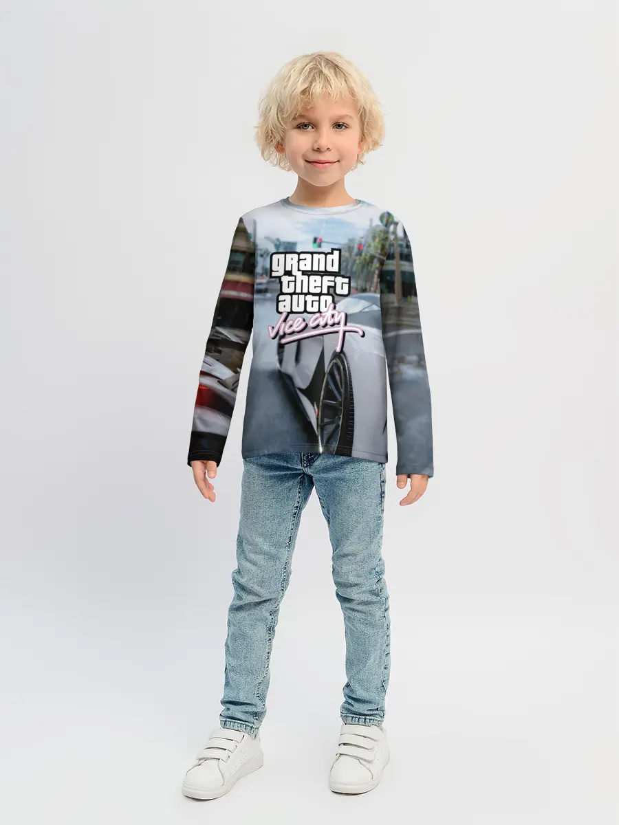 Детский лонгслив / Vice city