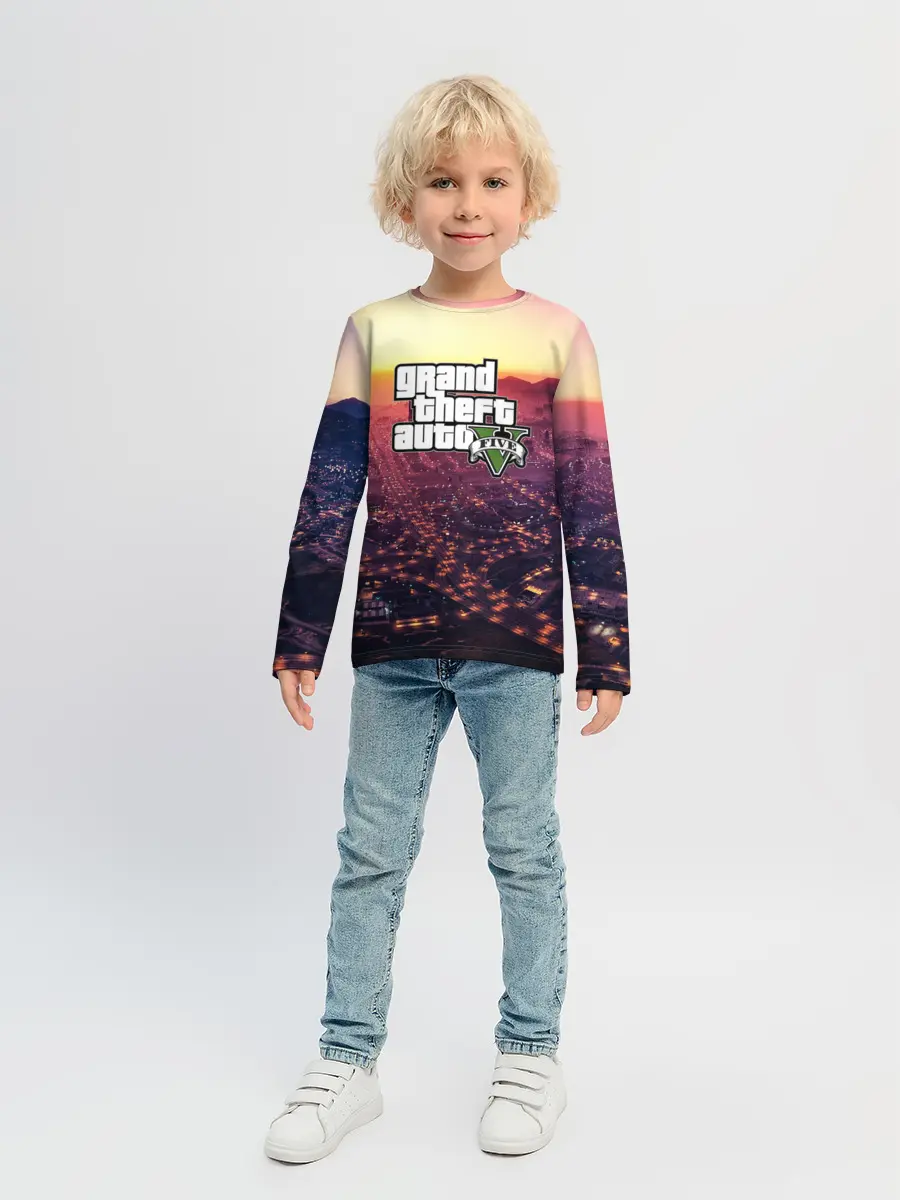 Детский лонгслив / Gta V Five