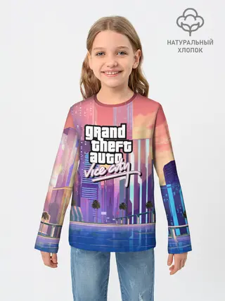 Детский лонгслив / Vice city