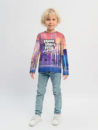 Детский лонгслив / Vice city