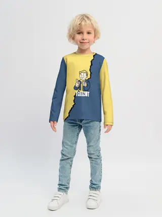 Детский лонгслив / Fallout logo boy