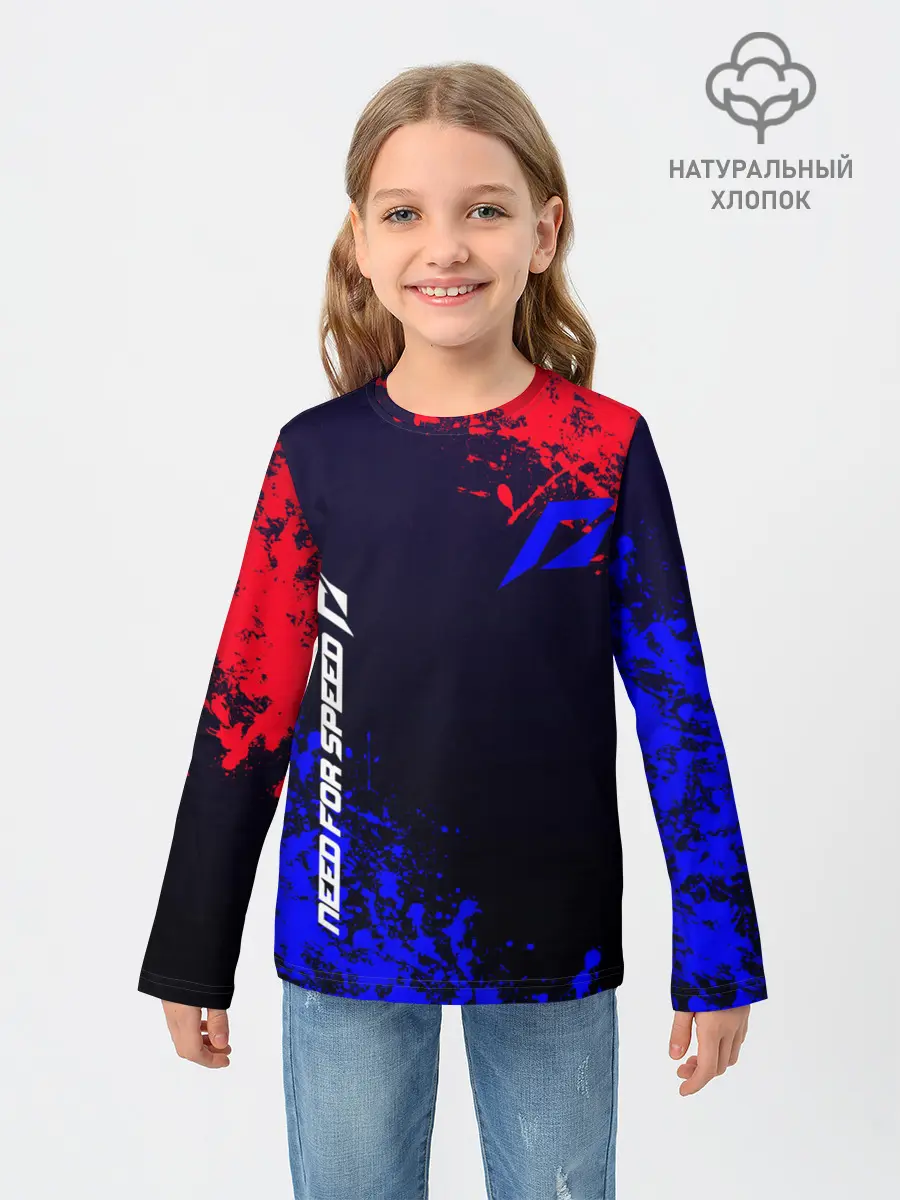 Детский лонгслив / Need for speed Shift
