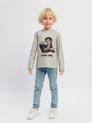 Детский лонгслив / БУМАЖНЫЙ ДОМ