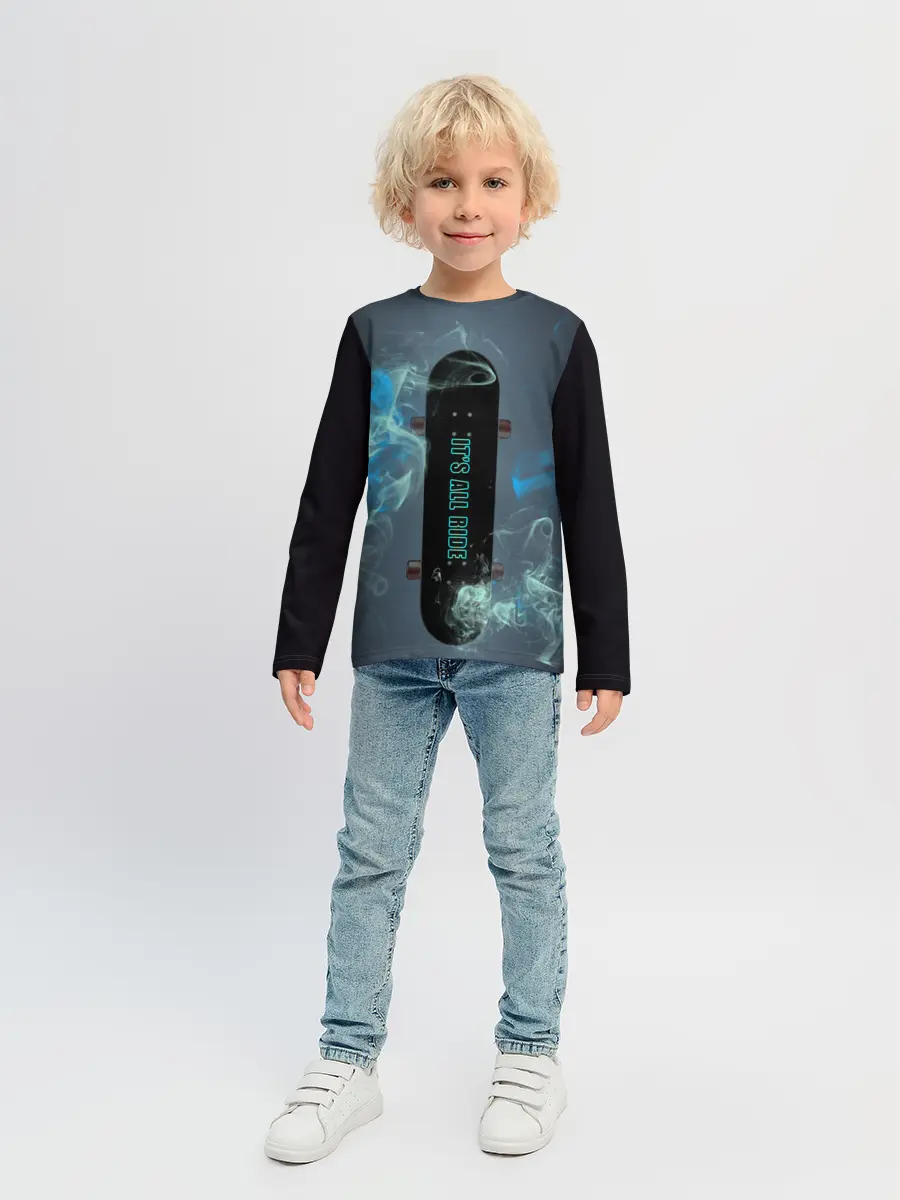 Детский лонгслив / Its All Ride