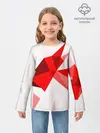 Детский лонгслив / GEOMETRY RED