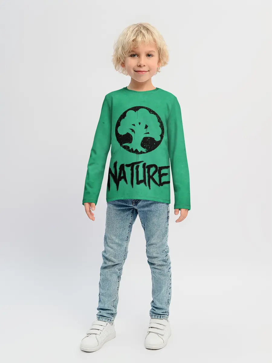 Детский лонгслив / Emblems Nature