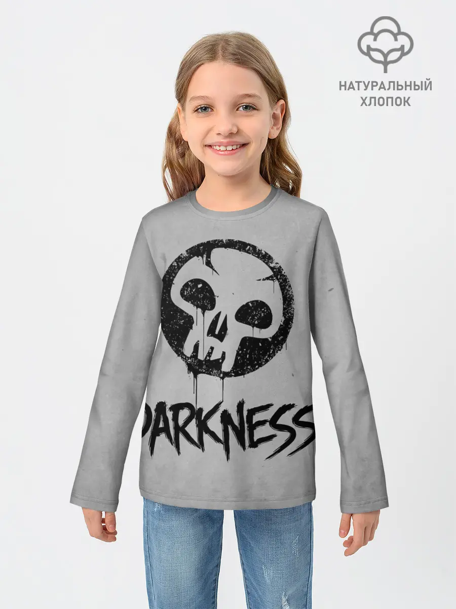 Детский лонгслив / Emblems Darkness