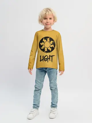 Детский лонгслив / Emblems Light