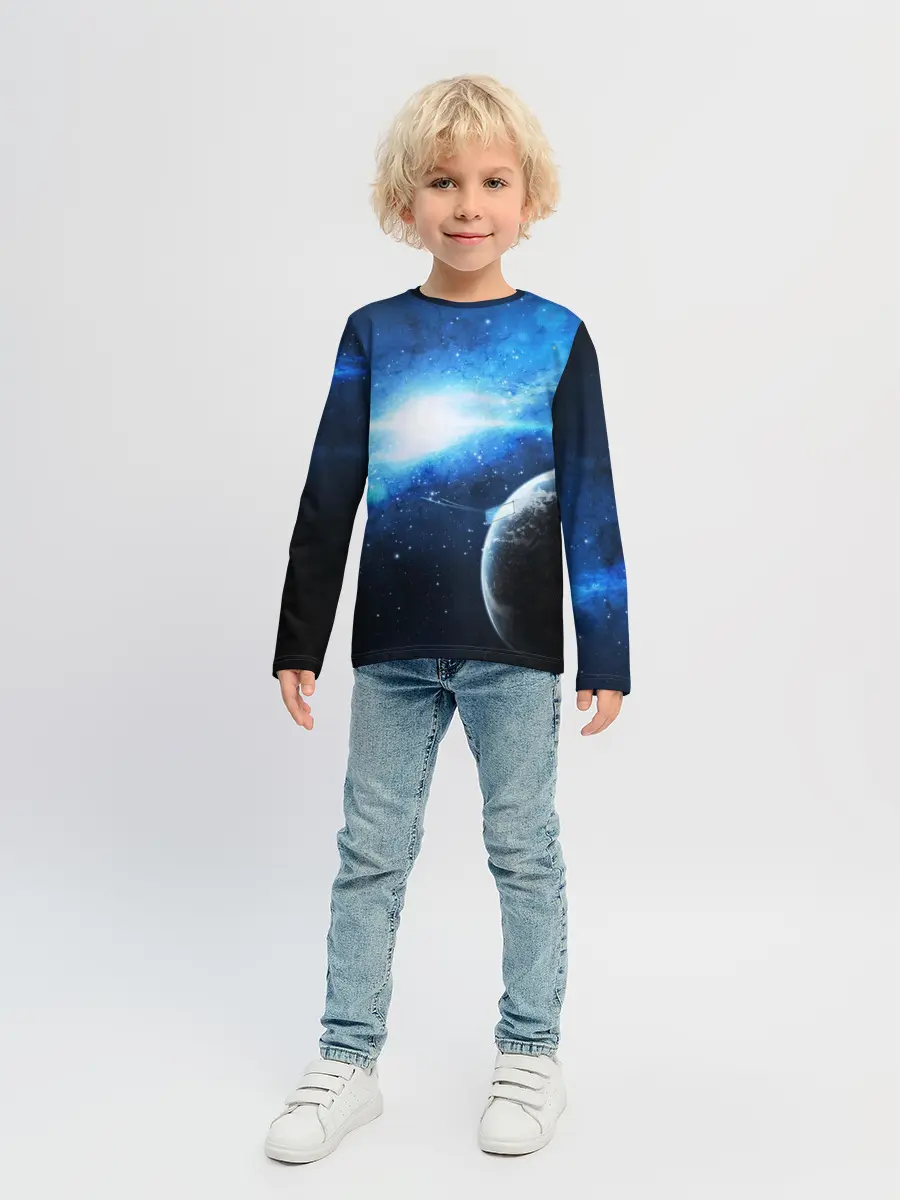 Детский лонгслив / Космос