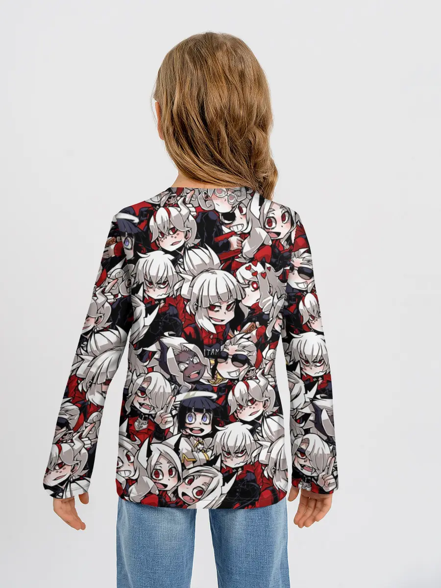 Детский лонгслив / Helltaker