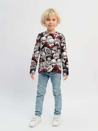 Детский лонгслив / Helltaker