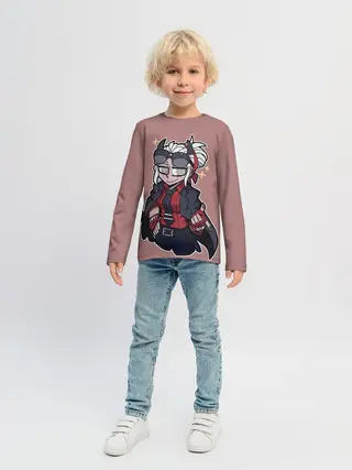 Детский лонгслив / Helltaker.