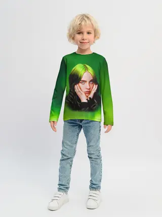 Детский лонгслив / Billie Eilish | Билли Айлиш