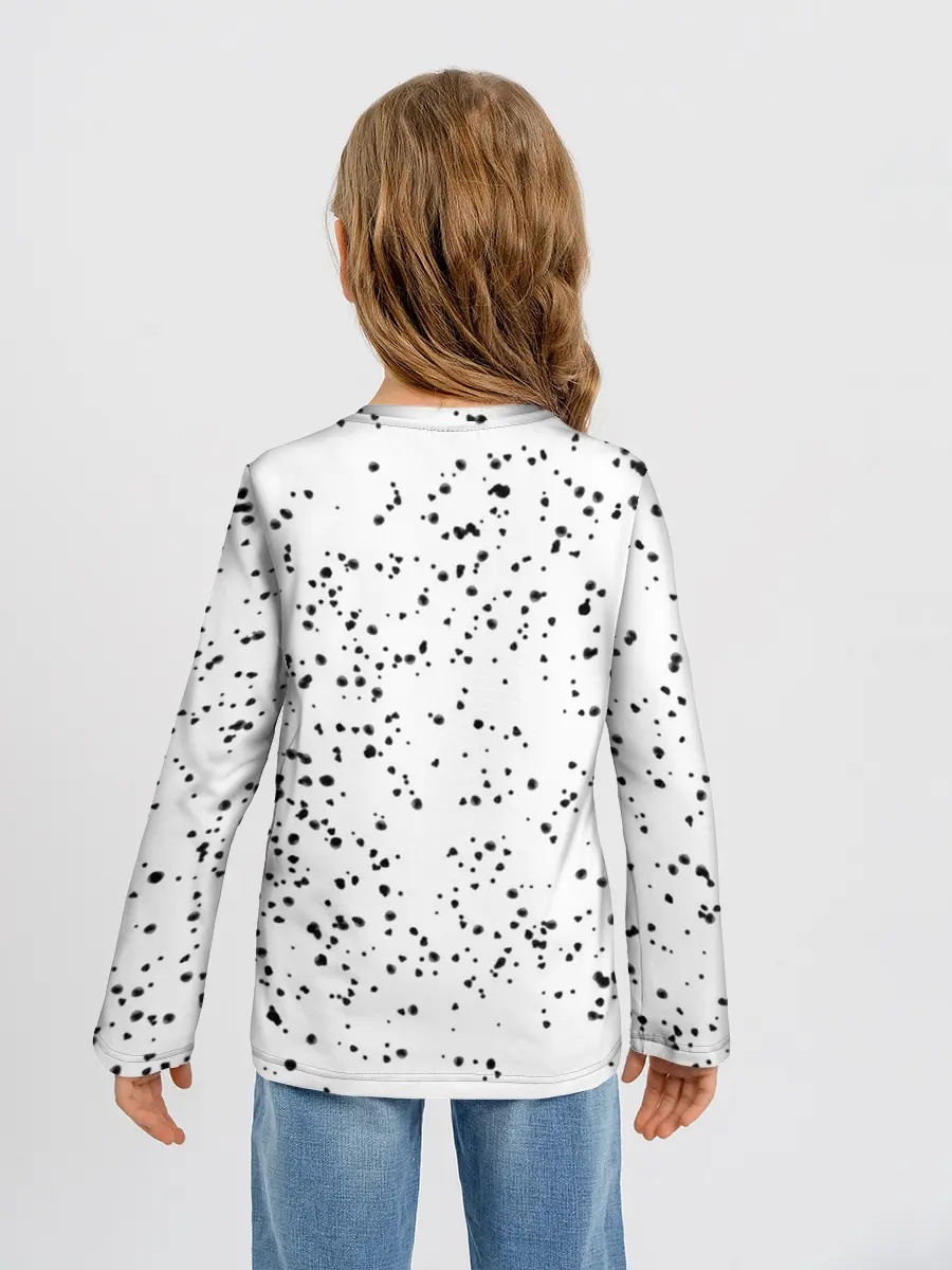 Детский лонгслив / Точки
