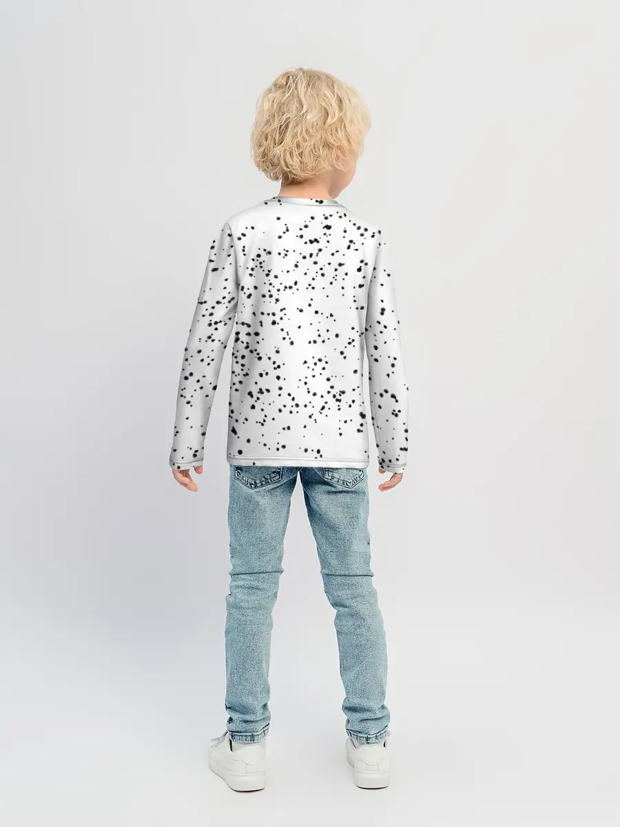 Детский лонгслив / Точки
