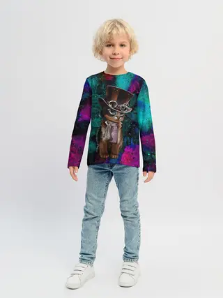 Детский лонгслив / Сказочный Котик