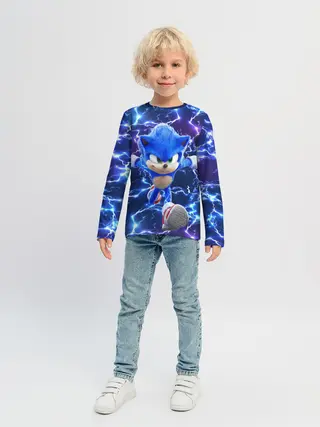 Детский лонгслив / Sonic | Соник