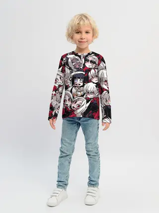 Детский лонгслив / Helltaker