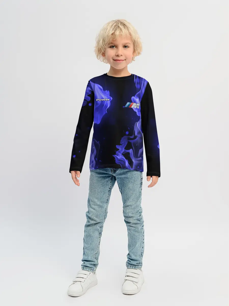 Детский лонгслив / BMW FIRE