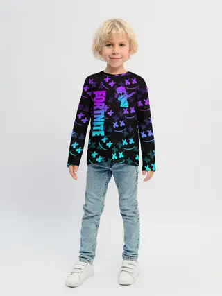 Детский лонгслив / FORTNITE x MARSHMELLO | ФОРТНАЙТ