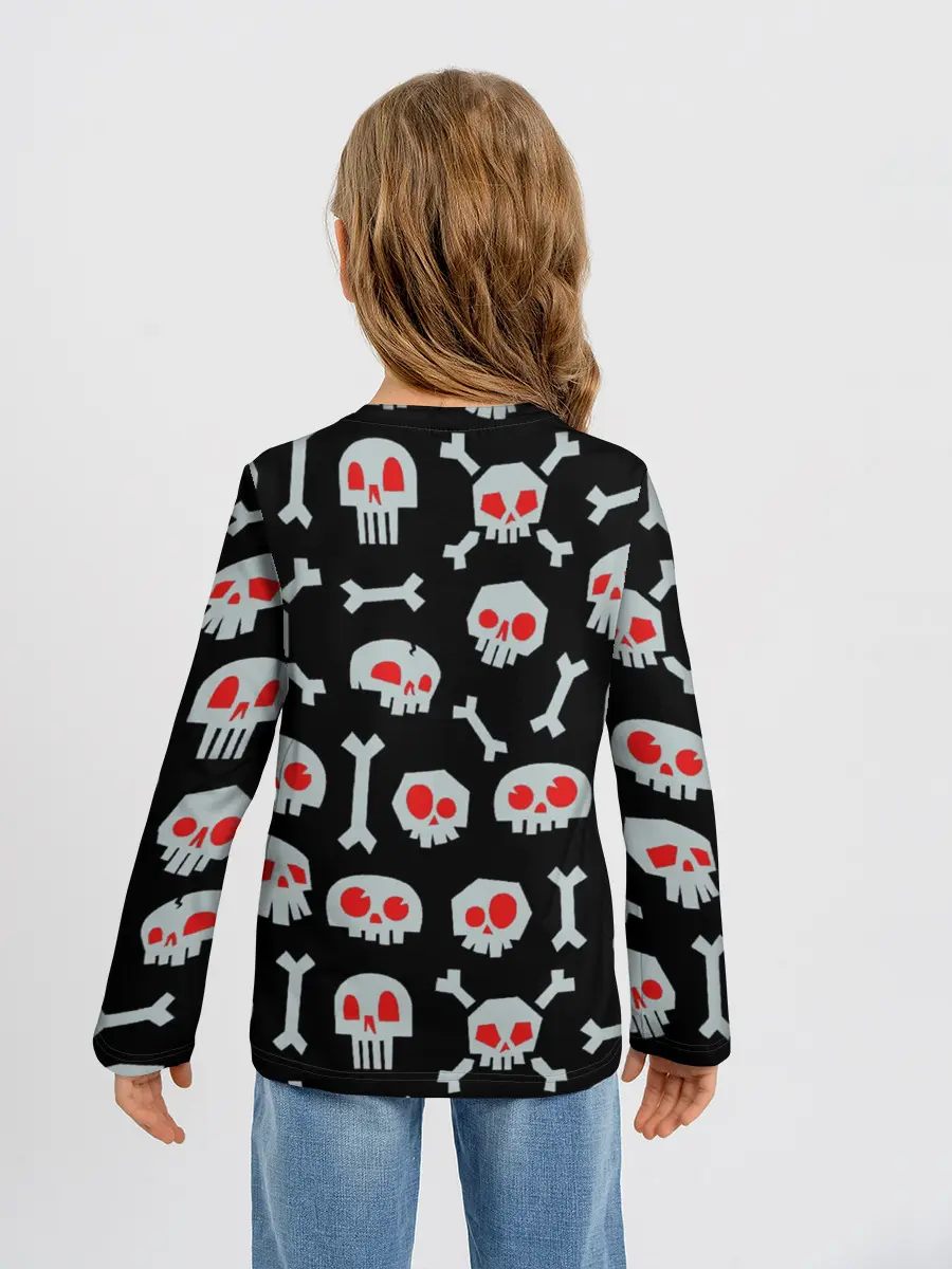 Детский лонгслив / Sans | Неон