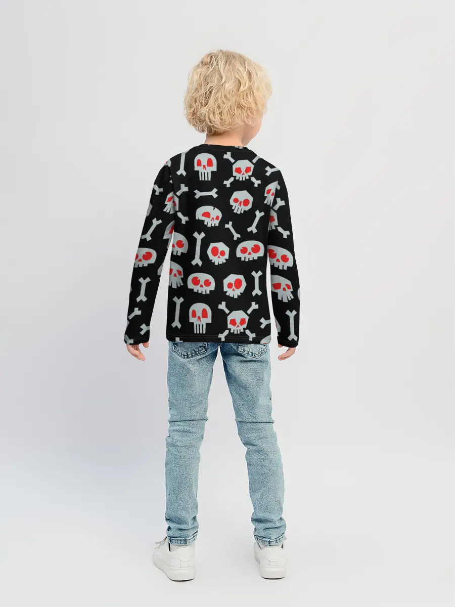 Детский лонгслив / Sans | Неон